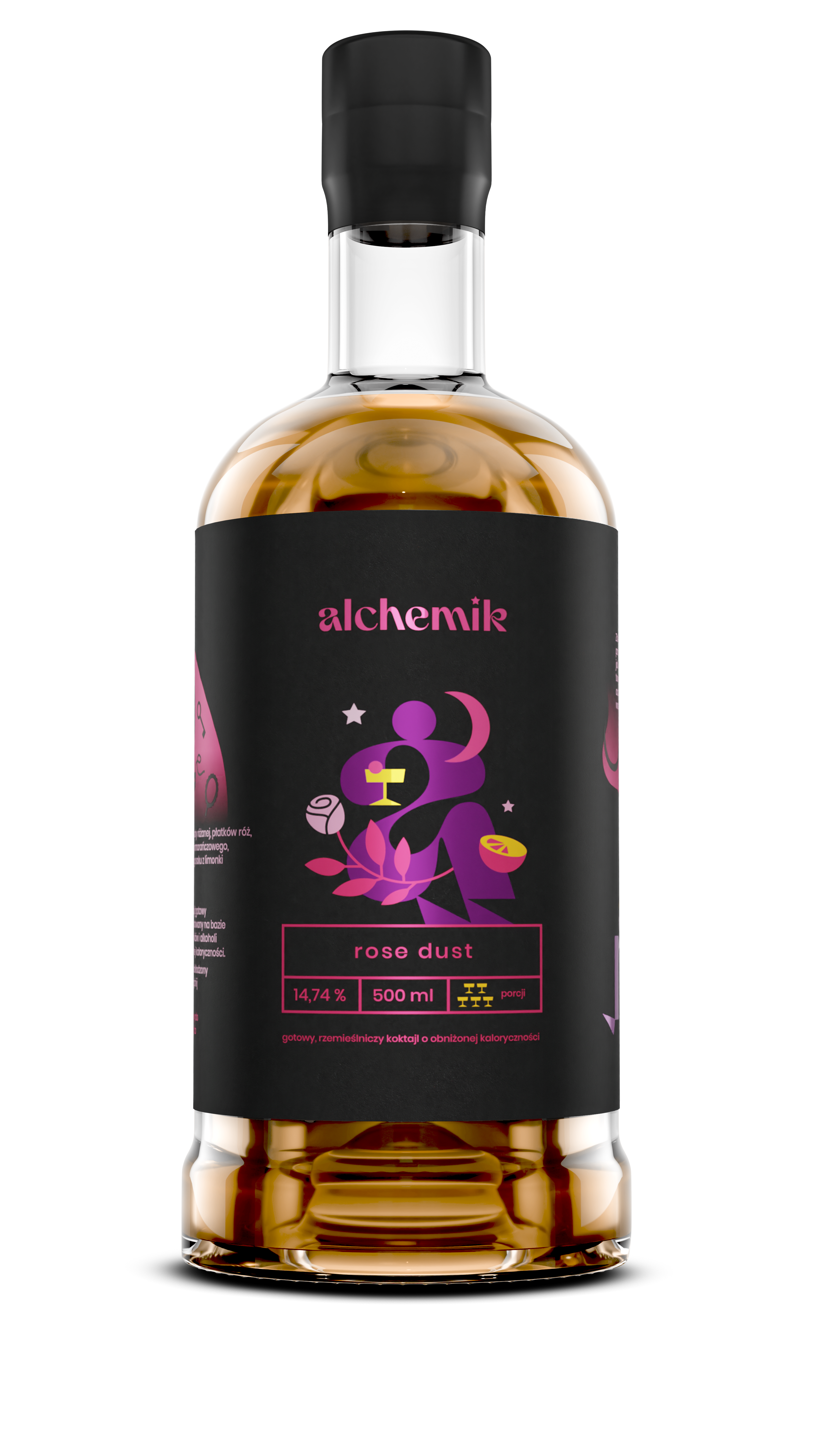 Butelka koktajlu Rose Dust RTD Alchemik 250 ml