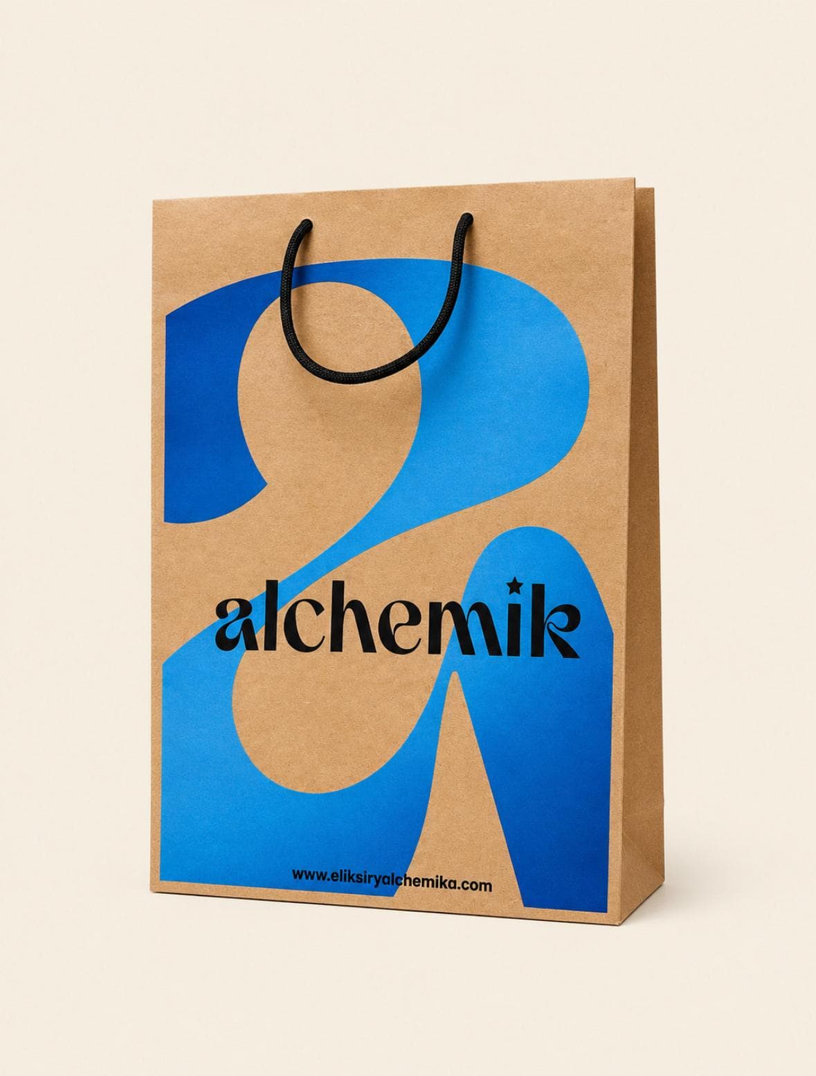 Ozdobna torba prezentowa Alchemik